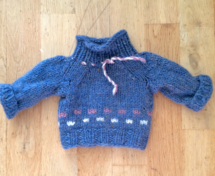 アイスランドの手編みセーターの画像